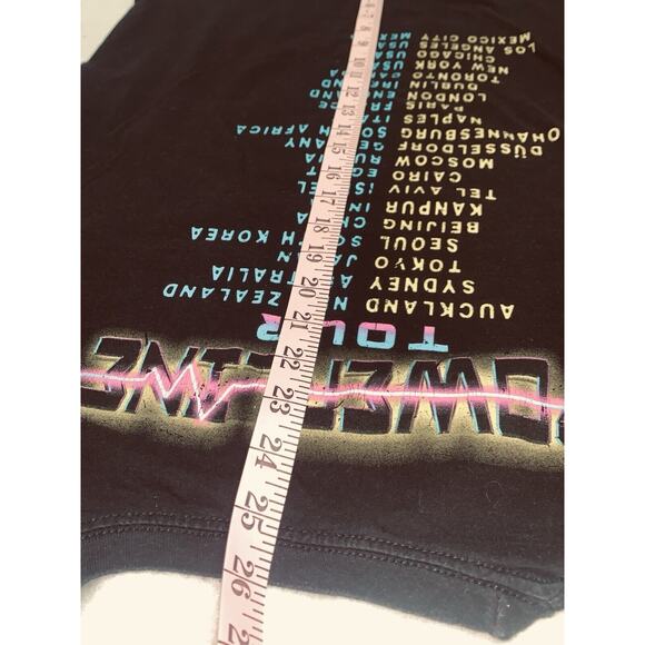 Size M Disney's Unisex T-Shirt Powerline Stand Out Tour 1994 Goofy S S 38" Chest - Picture 8 of 9